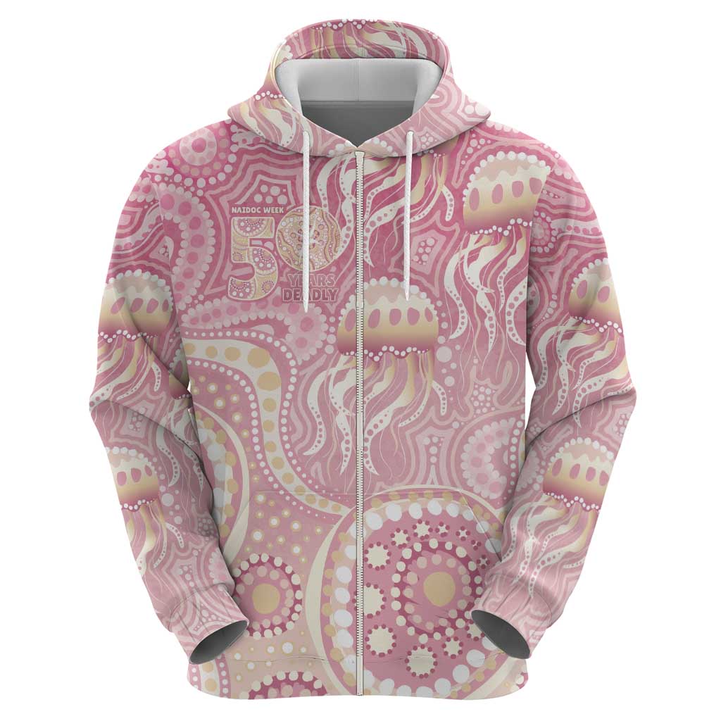 Pastel NAIDOC Week 2026 First Nations Indigenous Hoodie Jellyfish