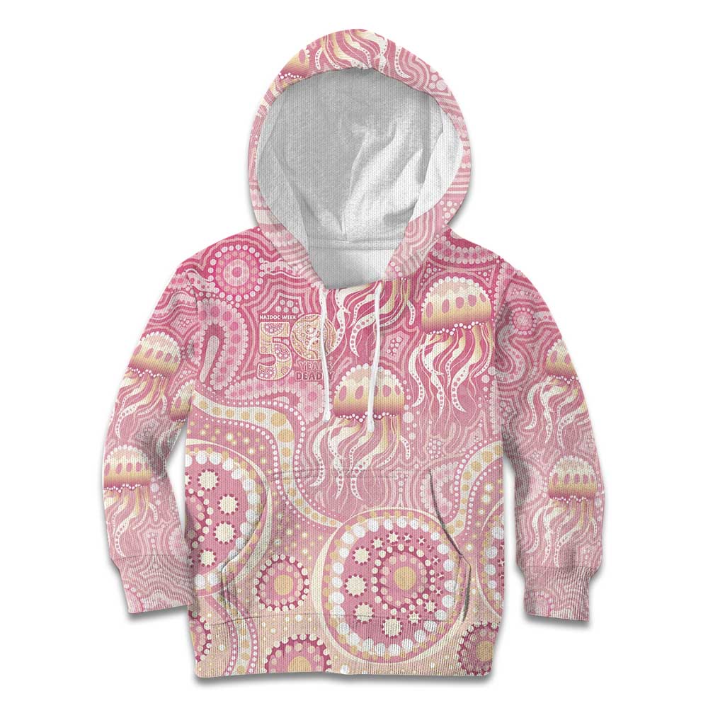 Pastel NAIDOC Week 2026 First Nations Indigenous Kid Hoodie Jellyfish