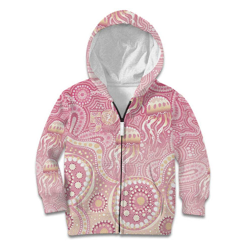Pastel NAIDOC Week 2026 First Nations Indigenous Kid Hoodie Jellyfish