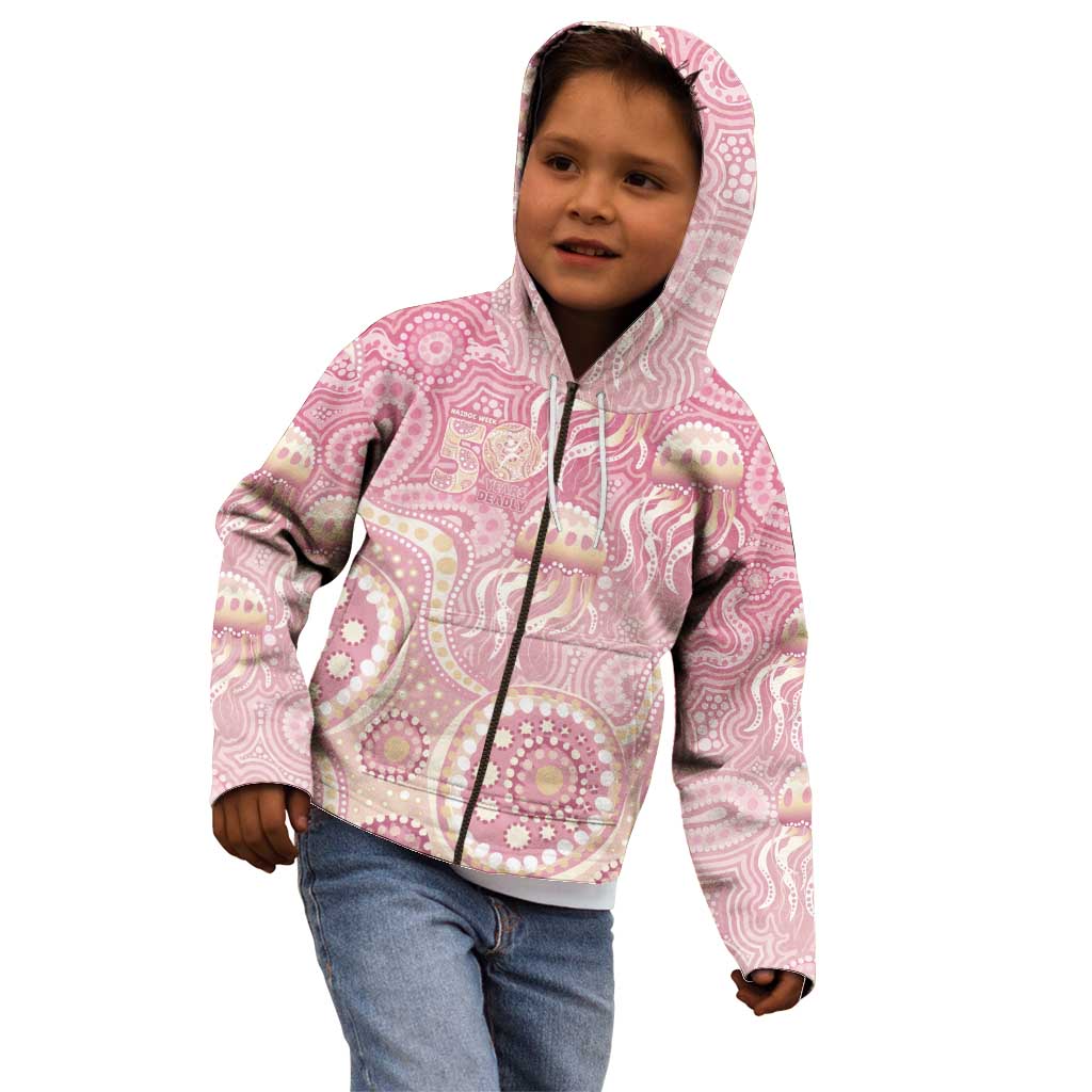 Pastel NAIDOC Week 2026 First Nations Indigenous Kid Hoodie Jellyfish