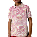 Pastel NAIDOC Week 2026 First Nations Indigenous Kid Polo Shirt Jellyfish