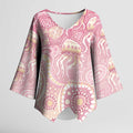 Pastel NAIDOC Week 2026 First Nations Indigenous Kimono Sleeve Blouse Jellyfish