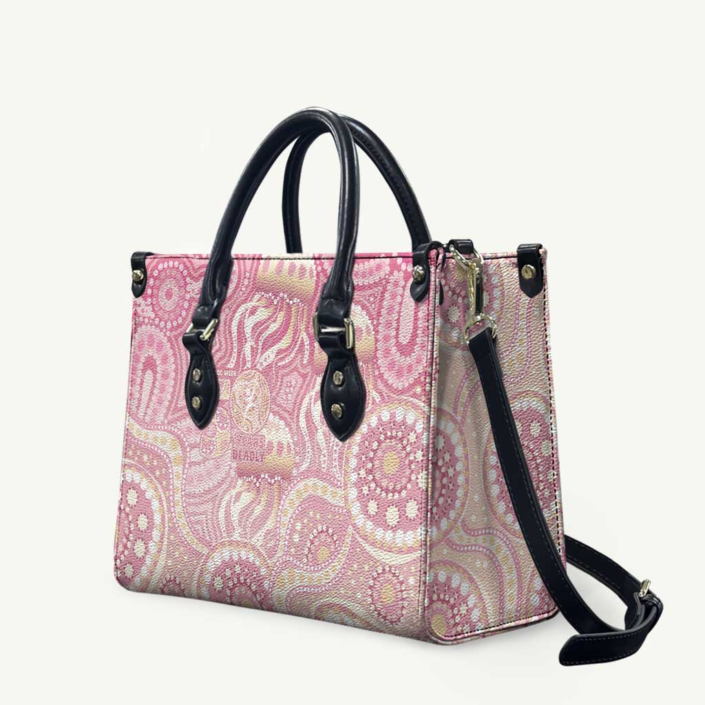 Pastel NAIDOC Week 2026 First Nations Indigenous Leather Bag Jellyfish