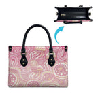 Pastel NAIDOC Week 2026 First Nations Indigenous Leather Bag Jellyfish