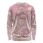Pastel NAIDOC Week 2026 First Nations Indigenous Long Sleeve Shirt Jellyfish
