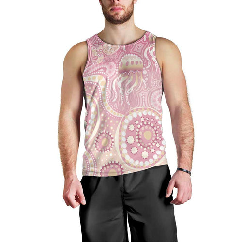 Pastel NAIDOC Week 2026 First Nations Indigenous Men Tank Top Jellyfish