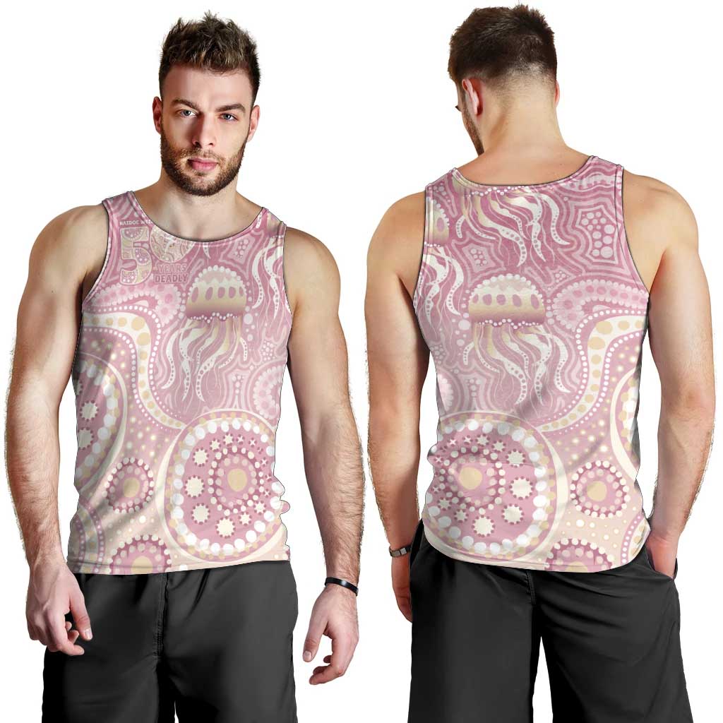 Pastel NAIDOC Week 2026 First Nations Indigenous Men Tank Top Jellyfish