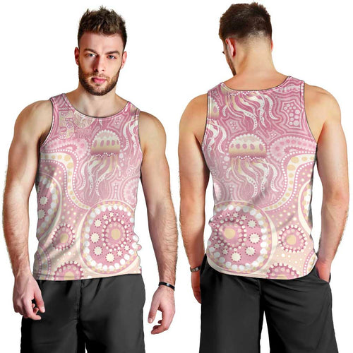 Pastel NAIDOC Week 2026 First Nations Indigenous Men Tank Top Jellyfish