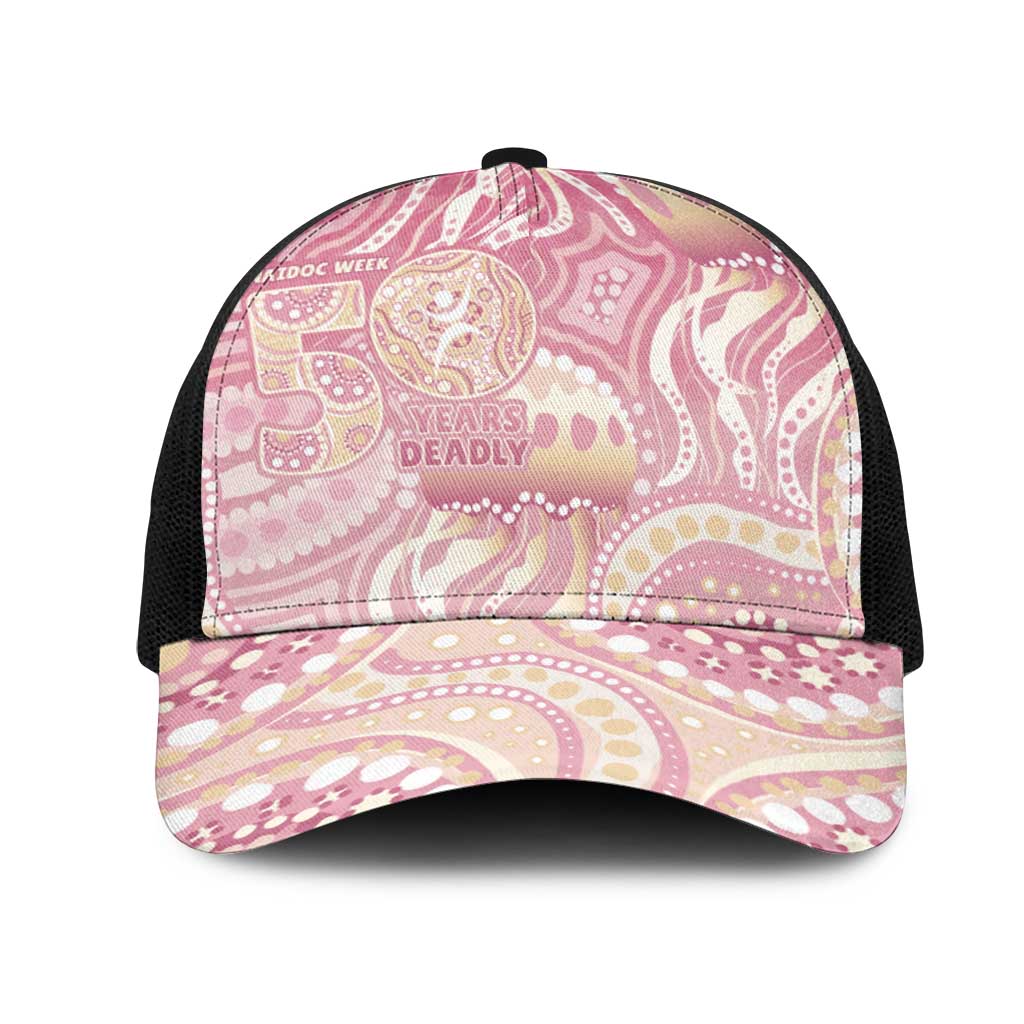 Pastel NAIDOC Week 2026 First Nations Indigenous Mesh Trucker Cap Jellyfish