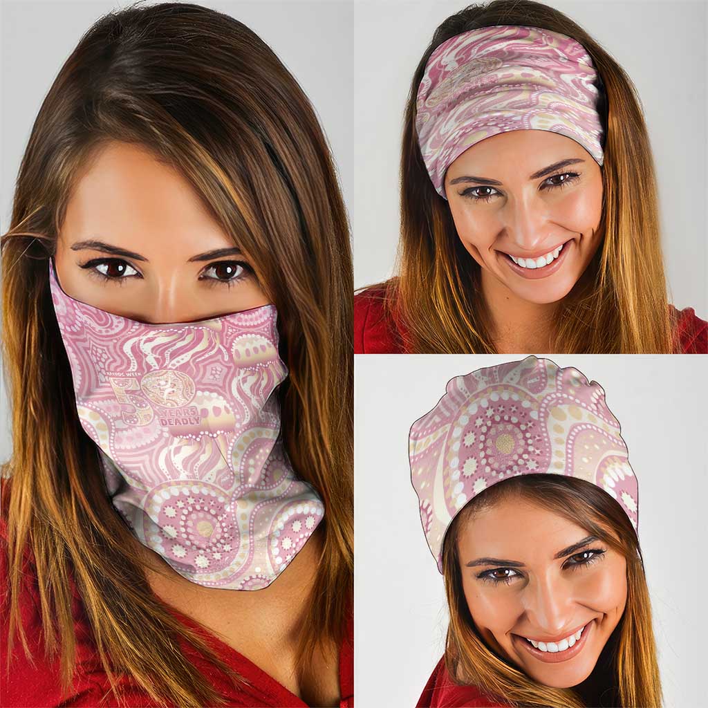 Pastel NAIDOC Week 2026 First Nations Indigenous Neck Gaiter Jellyfish