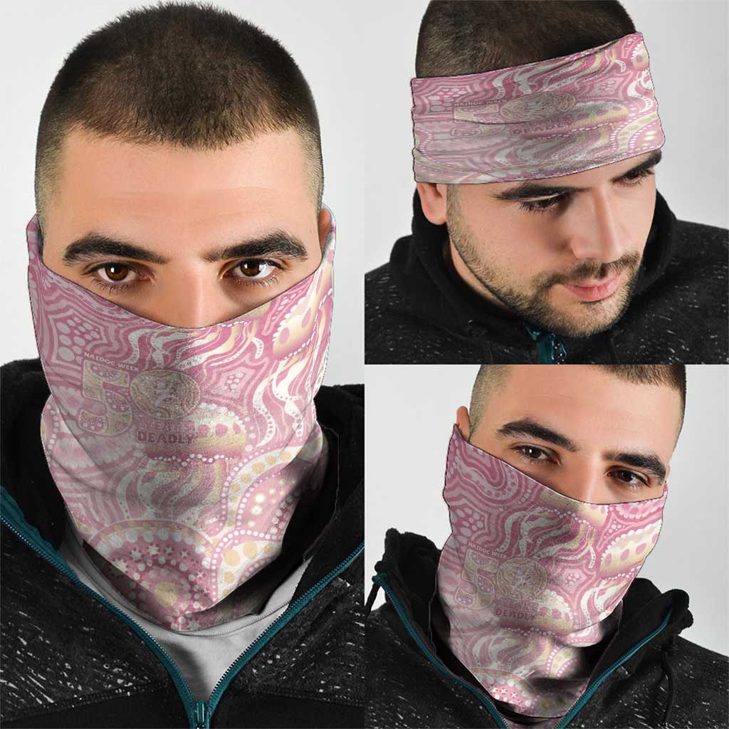 Pastel NAIDOC Week 2026 First Nations Indigenous Neck Gaiter Jellyfish
