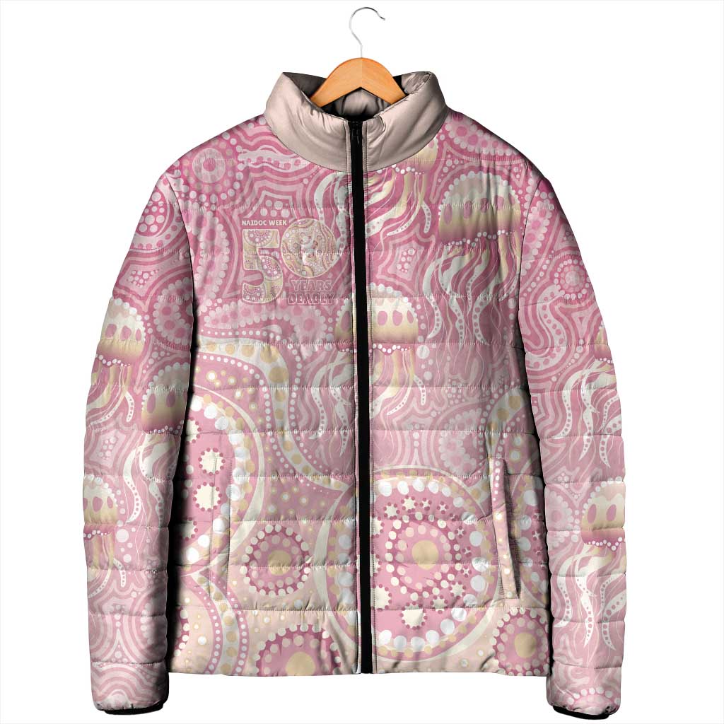 Pastel NAIDOC Week 2026 First Nations Indigenous Padded Jacket Jellyfish