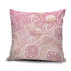 Pastel NAIDOC Week 2026 First Nations Indigenous Pillow Cover Jellyfish