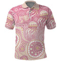 Pastel NAIDOC Week 2026 First Nations Indigenous Polo Shirt Jellyfish