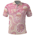 Pastel NAIDOC Week 2026 First Nations Indigenous Polo Shirt Jellyfish