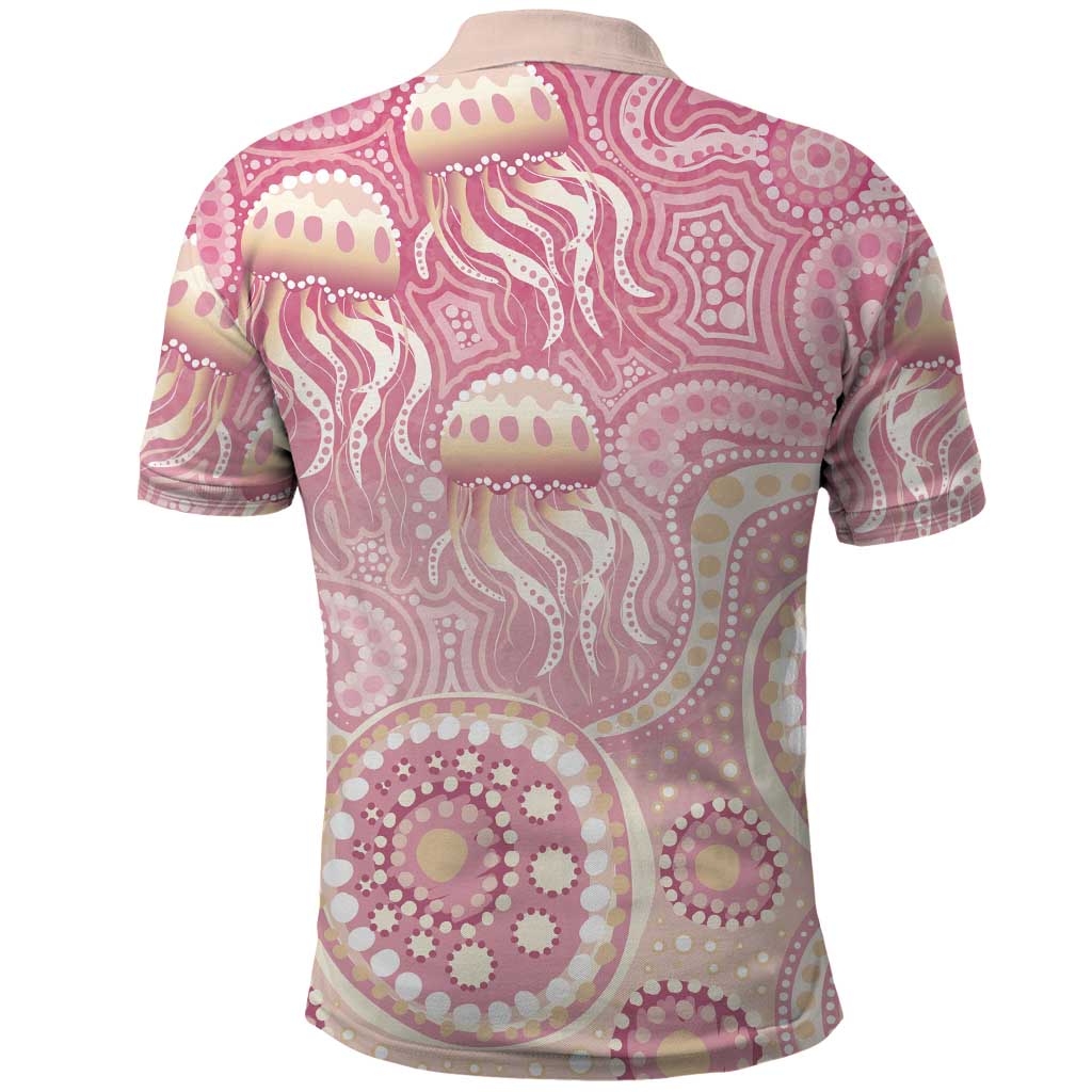 Pastel NAIDOC Week 2026 First Nations Indigenous Polo Shirt Jellyfish