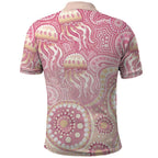 Pastel NAIDOC Week 2026 First Nations Indigenous Polo Shirt Jellyfish