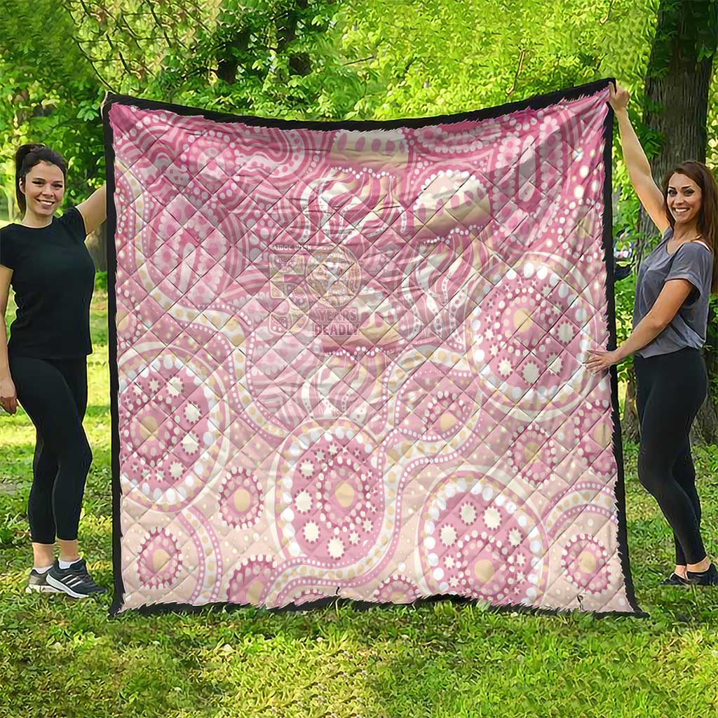 Pastel NAIDOC Week 2026 First Nations Indigenous Quilt Jellyfish