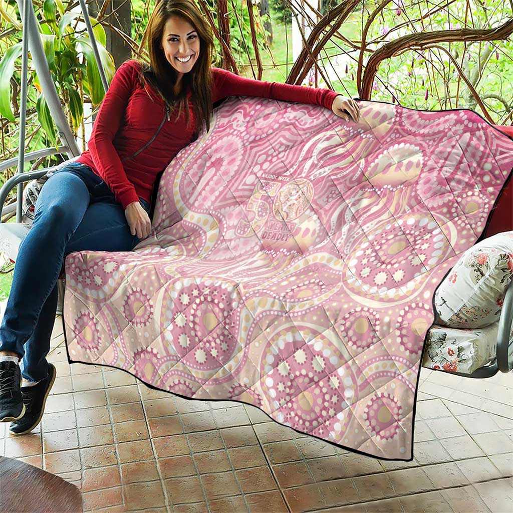 Pastel NAIDOC Week 2026 First Nations Indigenous Quilt Jellyfish