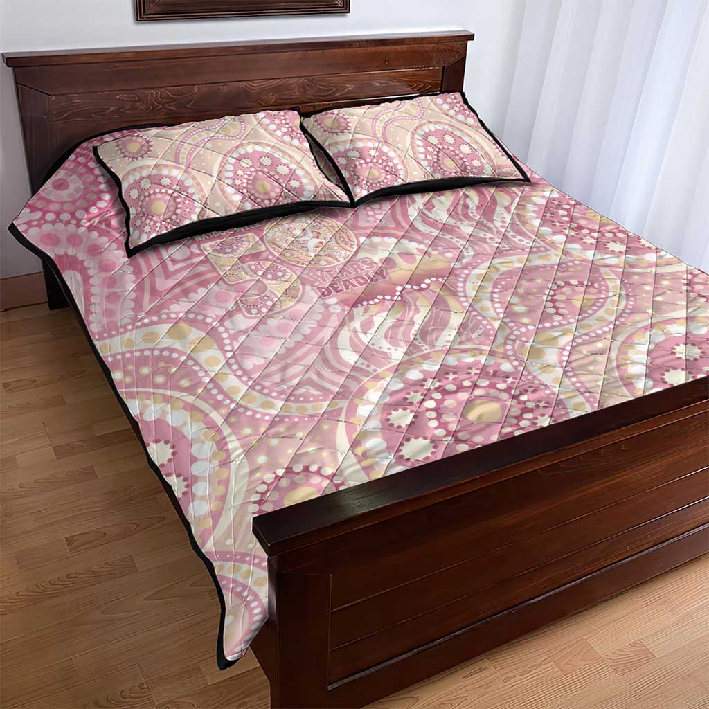 Pastel NAIDOC Week 2026 First Nations Indigenous Quilt Bed Set Jellyfish