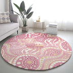 Pastel NAIDOC Week 2026 First Nations Indigenous Round Carpet Jellyfish