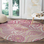 Pastel NAIDOC Week 2026 First Nations Indigenous Round Carpet Jellyfish