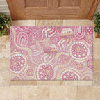 Pastel NAIDOC Week 2026 First Nations Indigenous Rubber Doormat Jellyfish