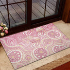 Pastel NAIDOC Week 2026 First Nations Indigenous Rubber Doormat Jellyfish