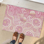 Pastel NAIDOC Week 2026 First Nations Indigenous Rubber Doormat Jellyfish