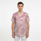 Pastel NAIDOC Week 2026 First Nations Indigenous Scrub Top Jellyfish