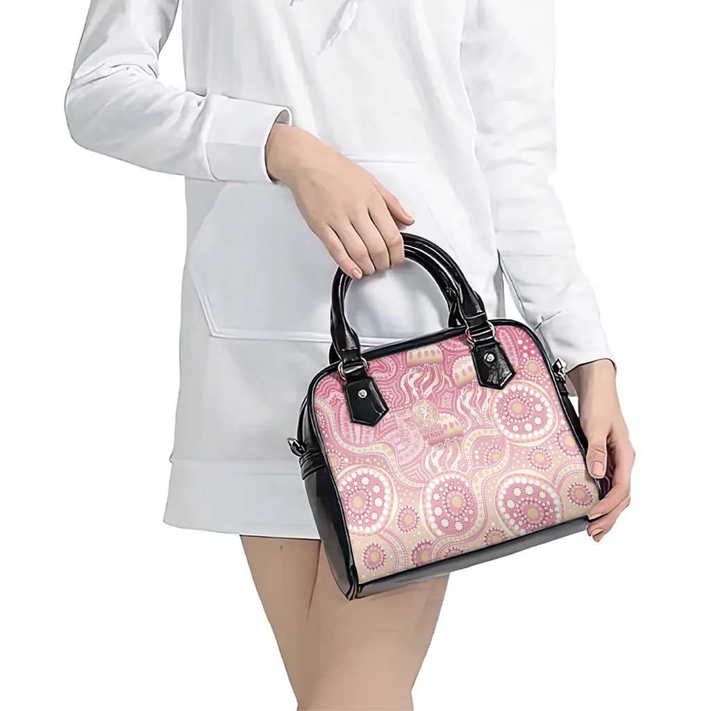 Pastel NAIDOC Week 2026 First Nations Indigenous Shoulder Handbag Jellyfish