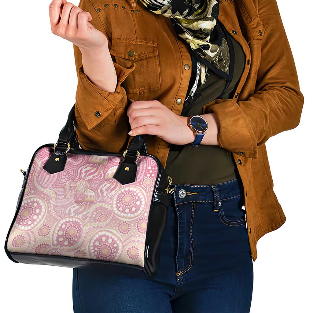 Pastel NAIDOC Week 2026 First Nations Indigenous Shoulder Handbag Jellyfish