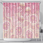 Pastel NAIDOC Week 2026 First Nations Indigenous Shower Curtain Jellyfish