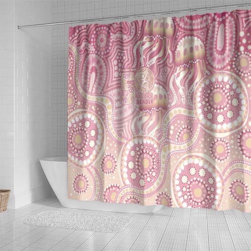 Pastel NAIDOC Week 2026 First Nations Indigenous Shower Curtain Jellyfish