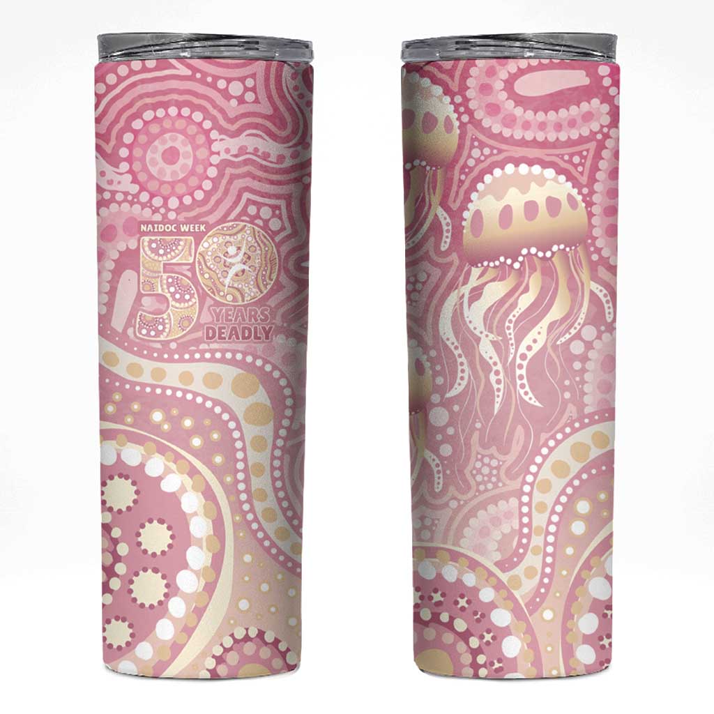 Pastel NAIDOC Week 2026 First Nations Indigenous Skinny Tumbler Jellyfish