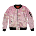 Pastel NAIDOC Week 2026 First Nations Indigenous Sleeve Zip Bomber Jacket Jellyfish
