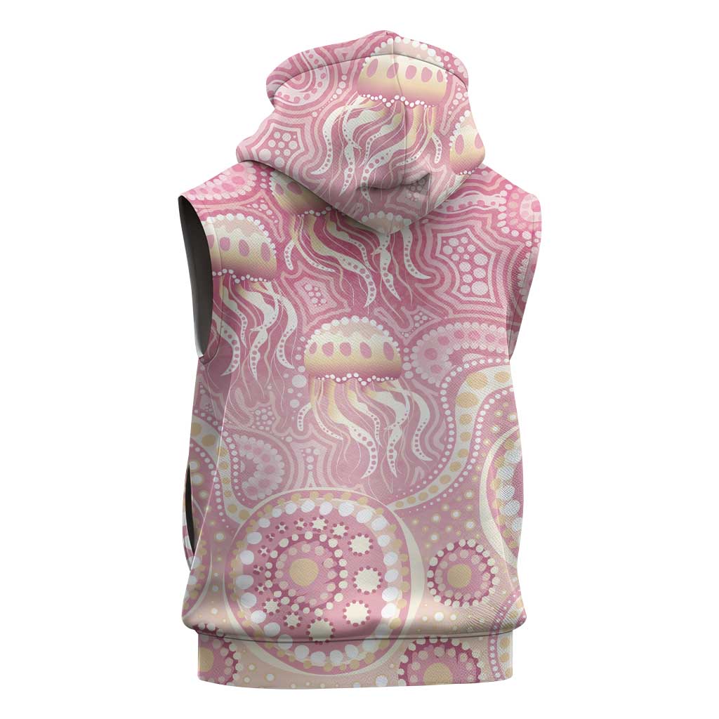 Pastel NAIDOC Week 2026 First Nations Indigenous Sleeveless Hoodie Jellyfish