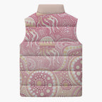 Pastel NAIDOC Week 2026 First Nations Indigenous Sleeveless Puffer Jacket Jellyfish