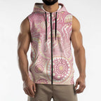 Pastel NAIDOC Week 2026 First Nations Indigenous Sleeveless Zip Hoodie Jellyfish