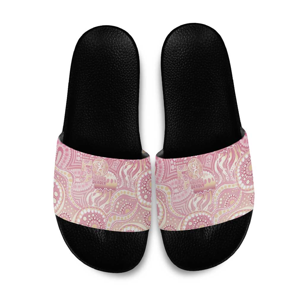 Pastel NAIDOC Week 2026 First Nations Indigenous Slide Sandals Jellyfish