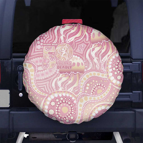 Pastel NAIDOC Week 2026 First Nations Indigenous Spare Tire Cover Jellyfish