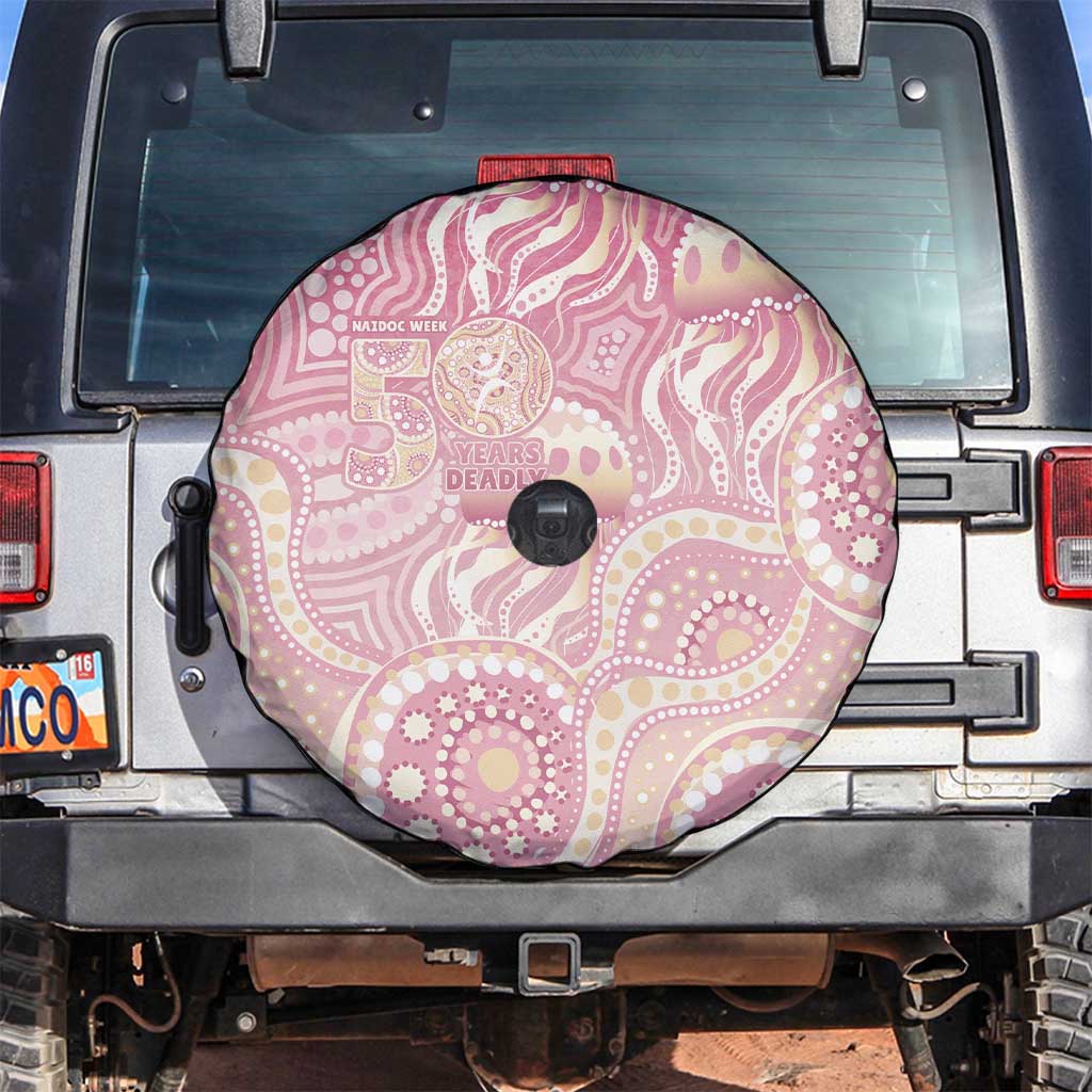 Pastel NAIDOC Week 2026 First Nations Indigenous Spare Tire Cover Jellyfish