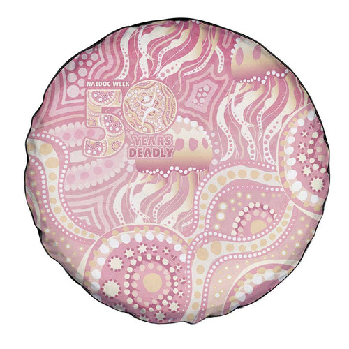 Pastel NAIDOC Week 2026 First Nations Indigenous Spare Tire Cover Jellyfish