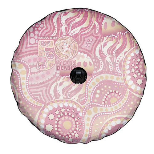 Pastel NAIDOC Week 2026 First Nations Indigenous Spare Tire Cover Jellyfish