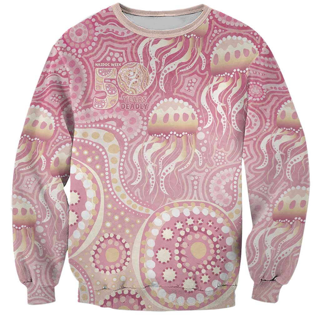 Pastel NAIDOC Week 2026 First Nations Indigenous Sweatshirt Jellyfish