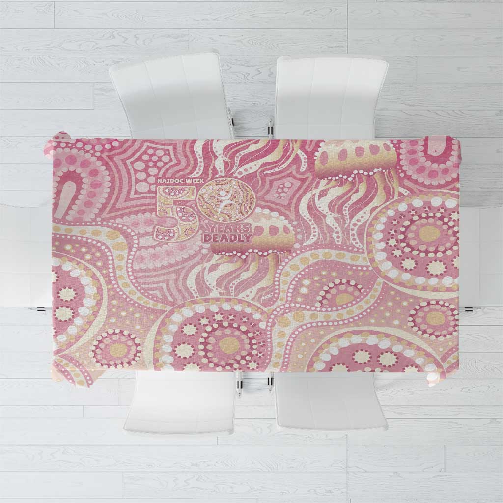 Pastel NAIDOC Week 2026 First Nations Indigenous Tablecloth Jellyfish