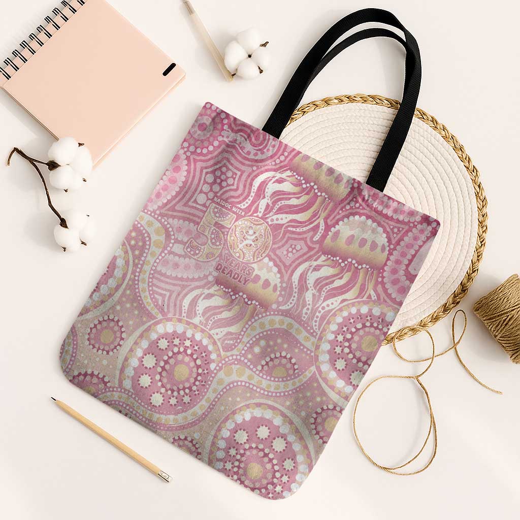 Pastel NAIDOC Week 2026 First Nations Indigenous Tote Bag Jellyfish