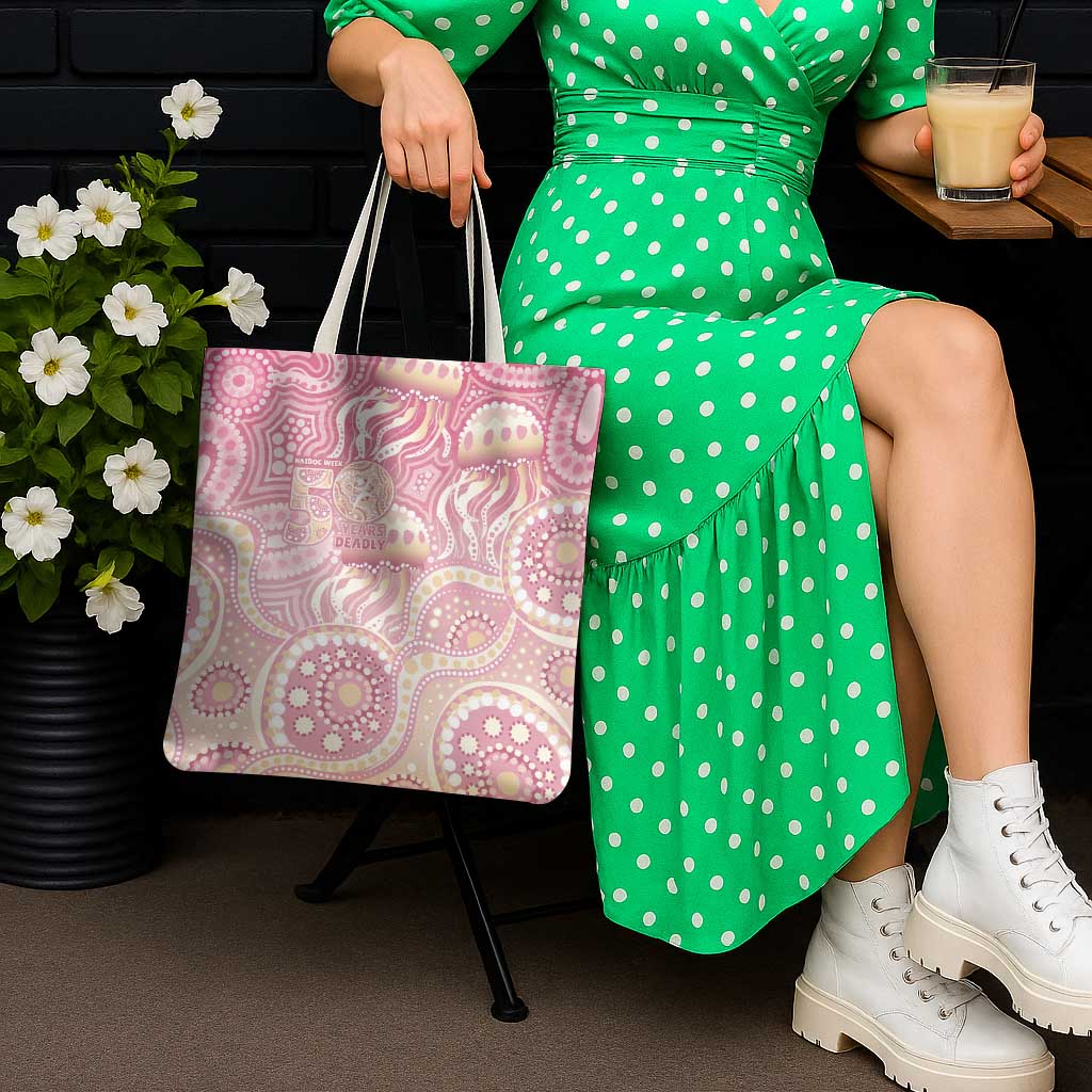 Pastel NAIDOC Week 2026 First Nations Indigenous Tote Bag Jellyfish