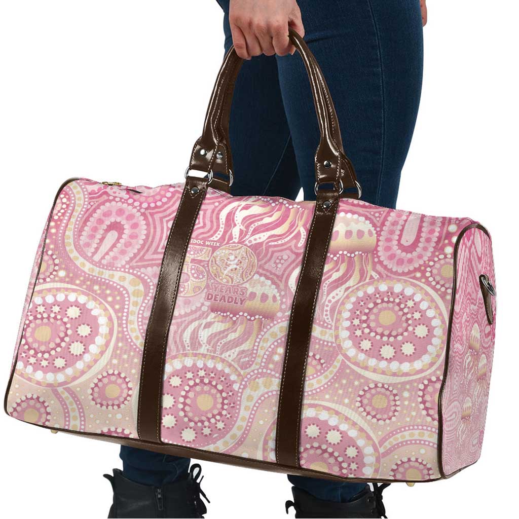 Pastel NAIDOC Week 2026 First Nations Indigenous Travel Bag Jellyfish