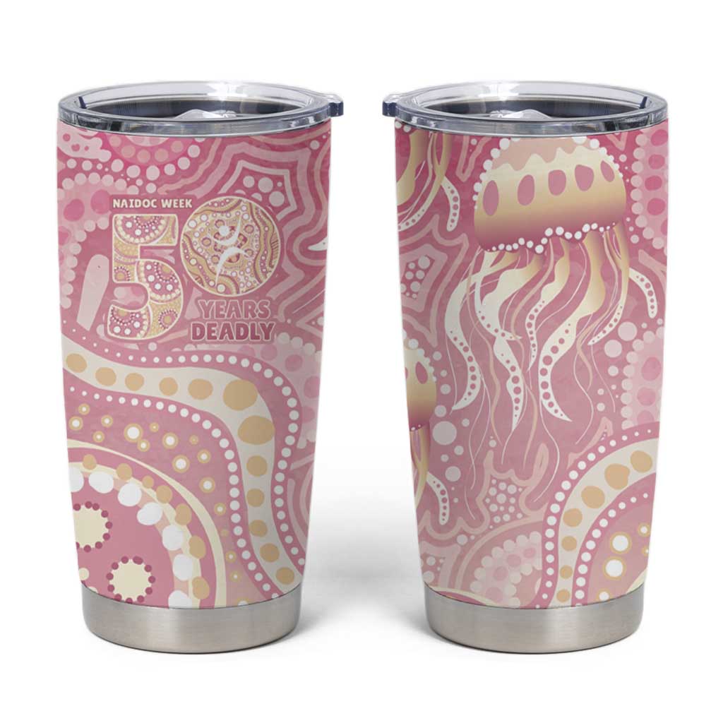 Pastel NAIDOC Week 2026 First Nations Indigenous Tumbler Cup Jellyfish